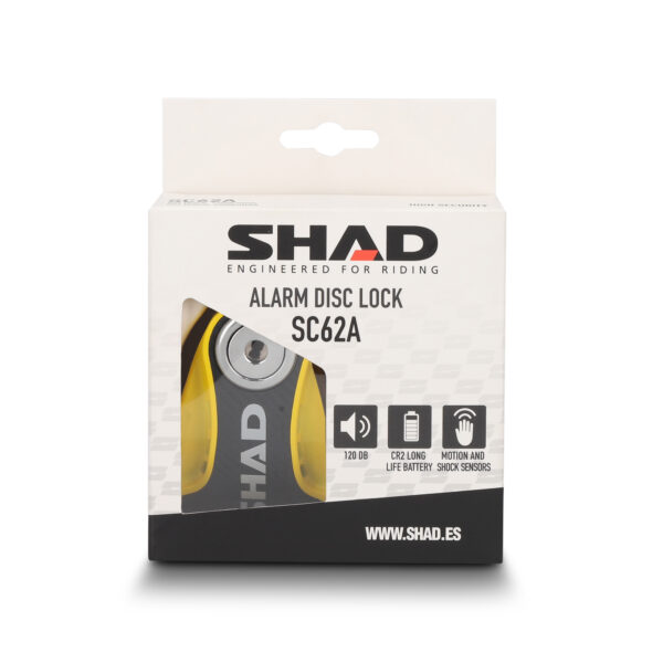 SC62A DISC LOCK - YELLOW