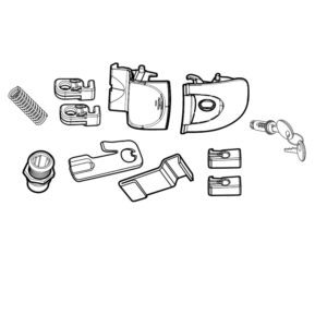 KIT MECCANISMO SERRATURA BAULETTO SH39